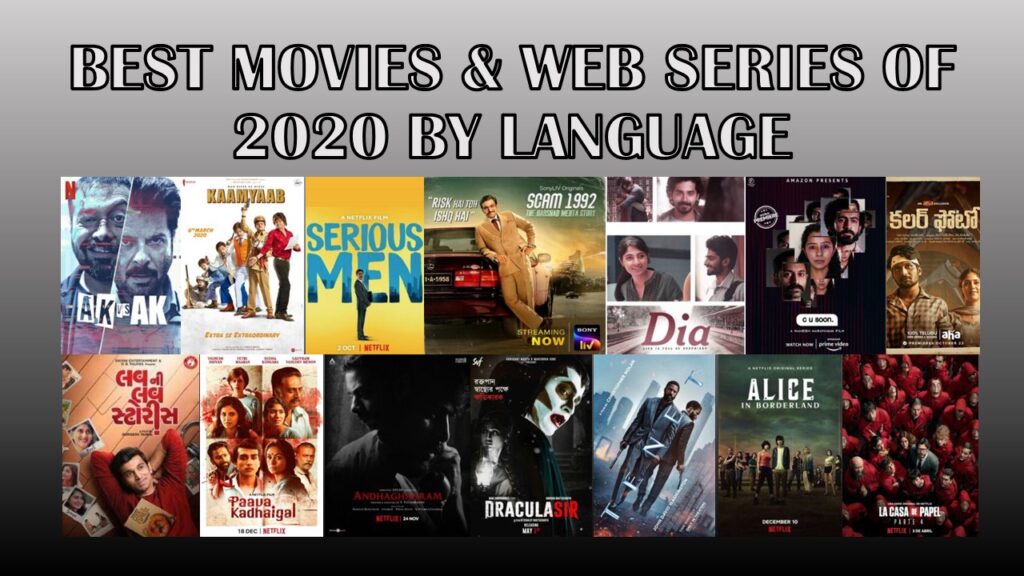 Best Movies & Web Series of 2020 by language
