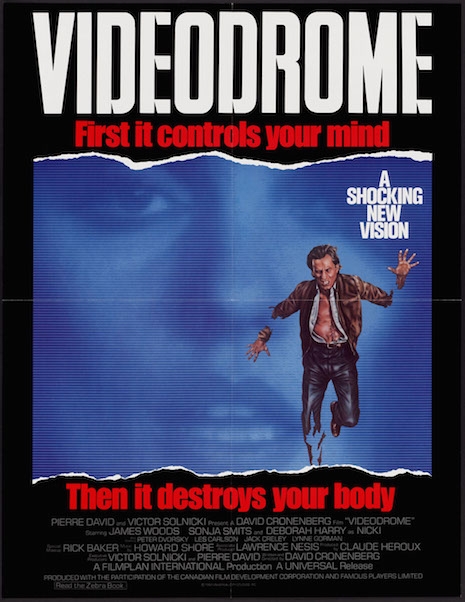 Videodrome 1987 Horror English Movie Review