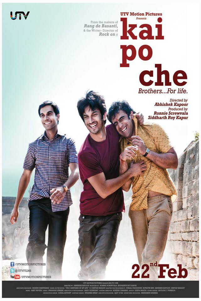Kai Po Che 2013 Hindi Movie Review