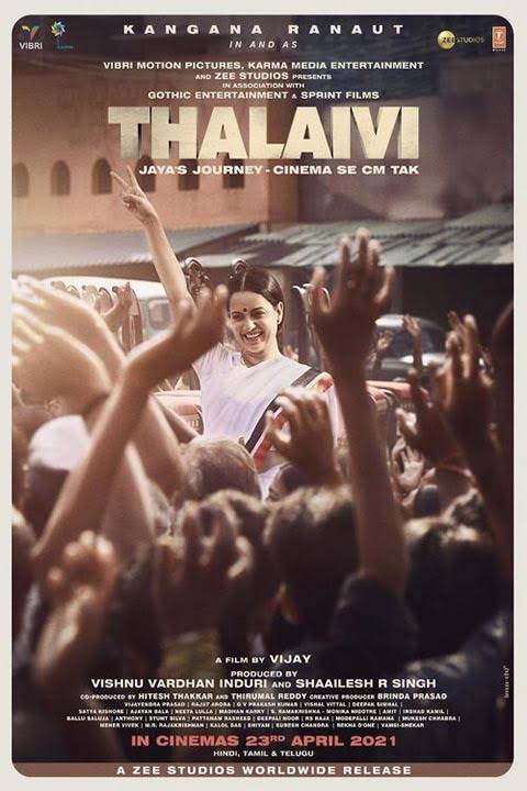 Thalaivi 2021 Hindi Biopic Movie Review