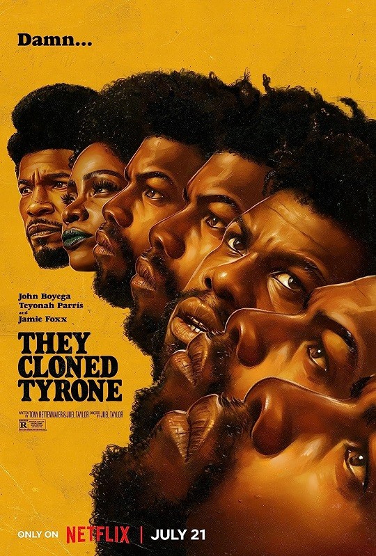 The Cloned Tyrone 2023 Action Comedy Thriller English Movie Review