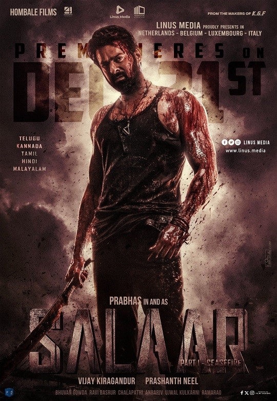 Salaar Part1 Ceasefire 2023 Action Thriller Telugu Movie Review