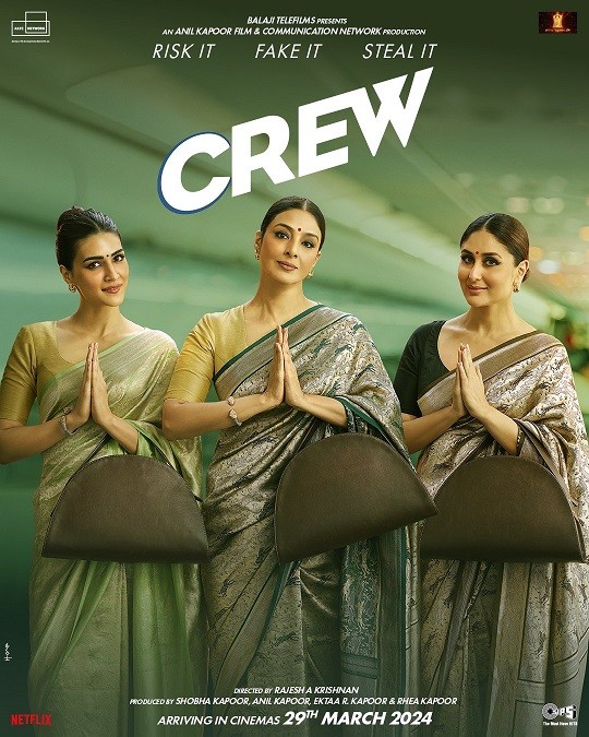 Crew 2024 Comedy Hindi Movie Review