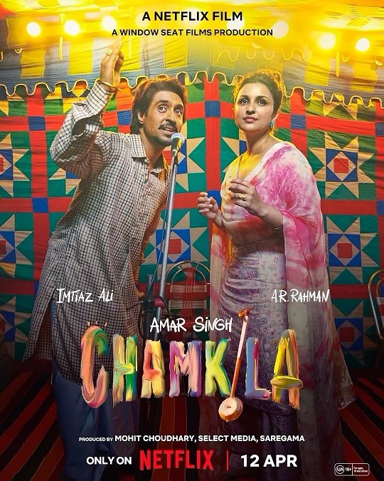 Amar Singh Chamkila 2024 Biopic Music Hindi Movie Review